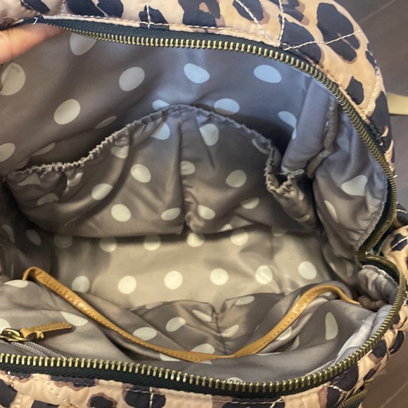 Twelvelittle companion diaper backpack in leopard print - Picture 5 of 10